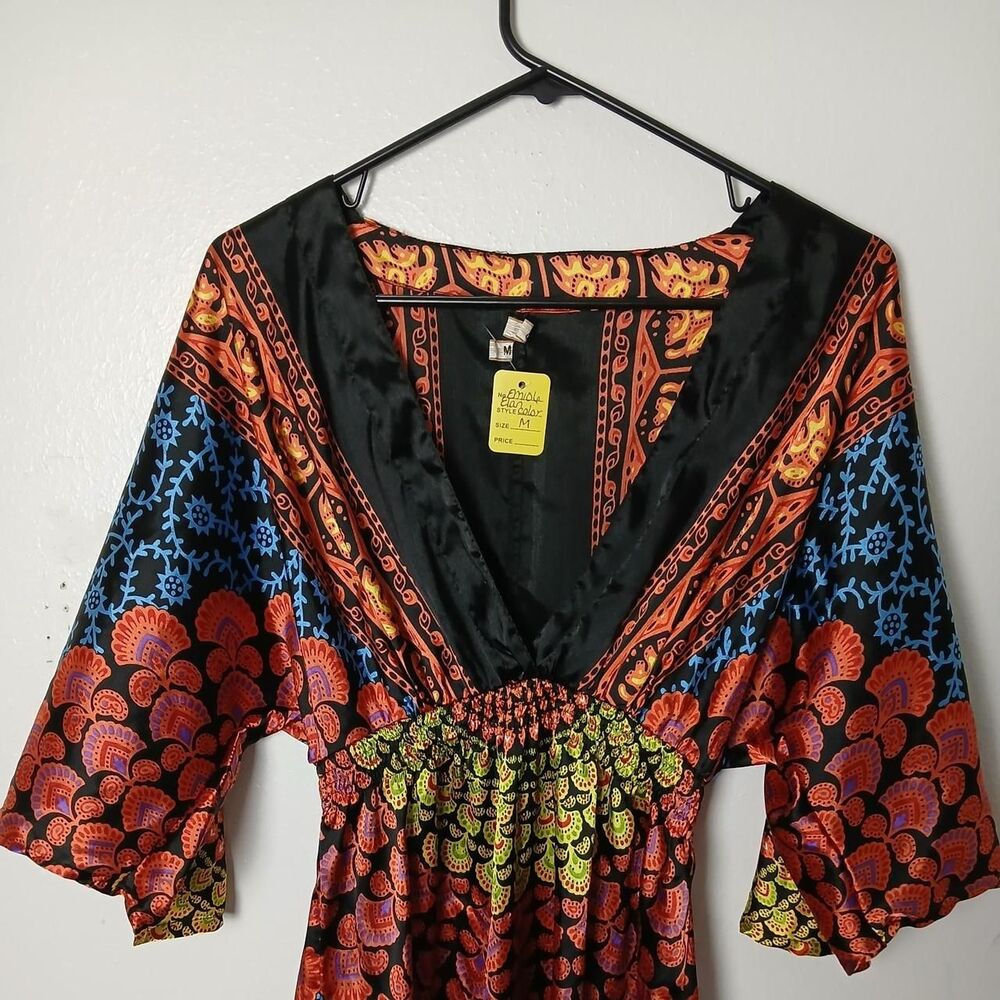 Elan floral and paisley print size M #boho #festival EM106